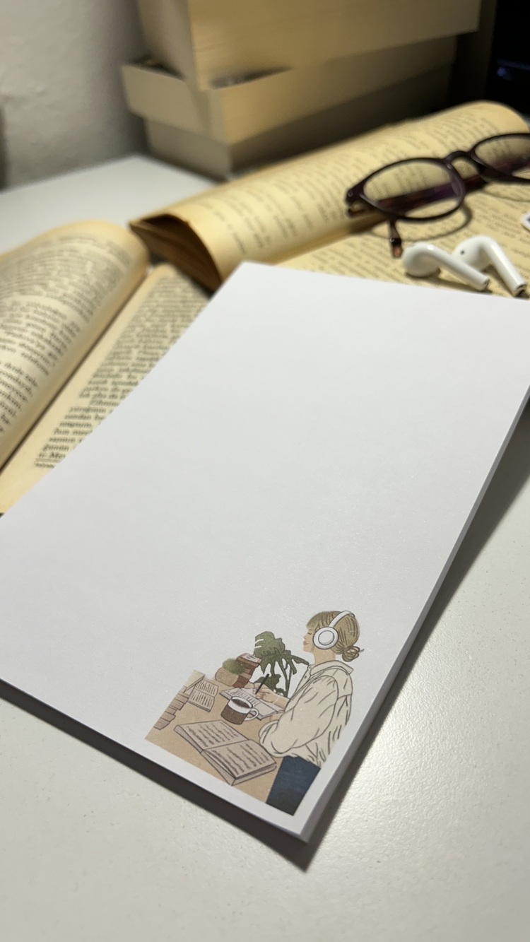 Yazma temalı notepad