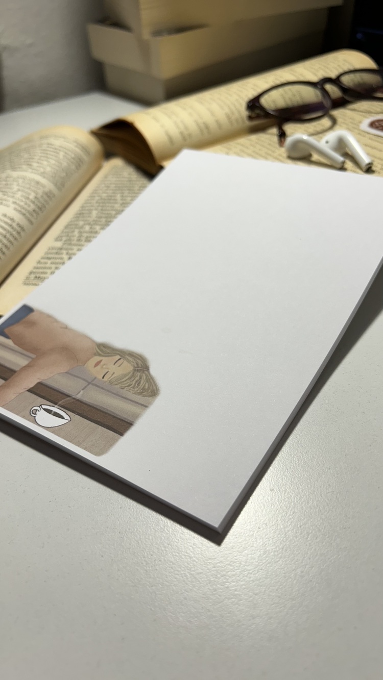 Şekerleme Notepad Çek Kopar Defter, Tutkallı Bloknot, A5, Çizgisiz Defter