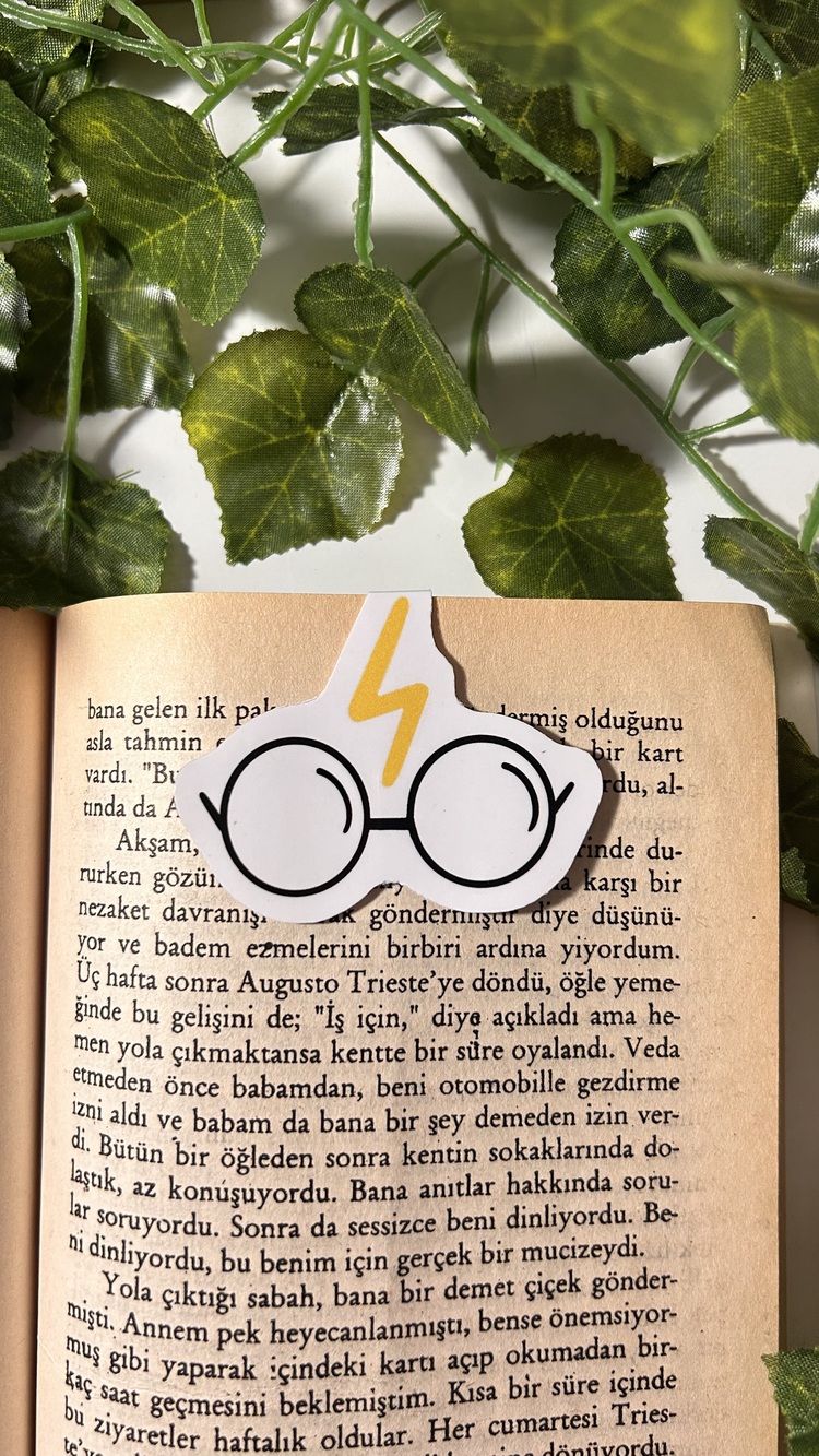 Harry Potter kitap ayracı mıknatıslı kitap ayracı magnetli kitap ayracı manyetik ayraç