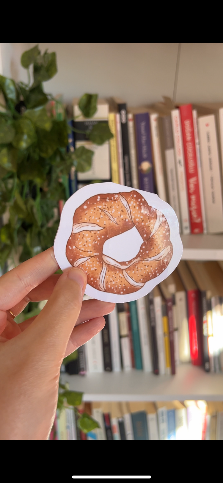 Simit mıknatıslı kitap ayracı