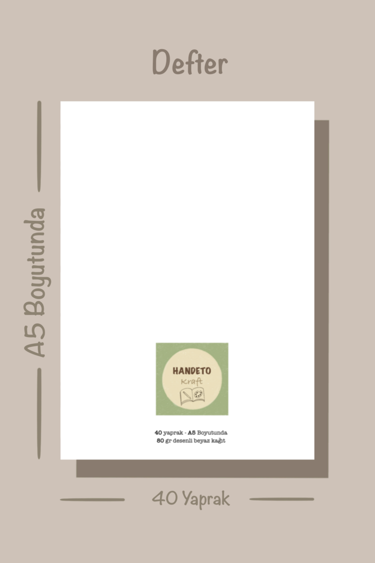 Uyku kahve Notepad Çek Kopar Defter, Tutkallı Bloknot, A5, Çizgisiz Defter