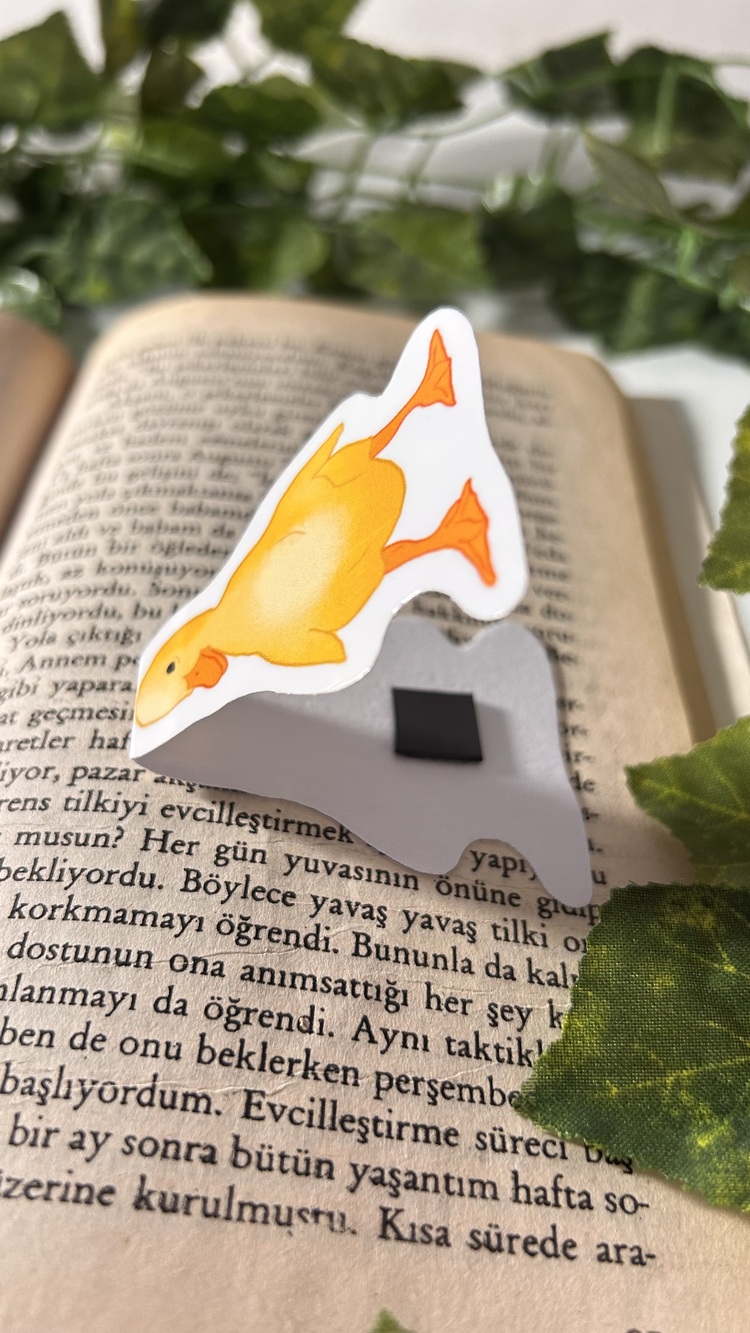 Mıknatıslı Ördek kitap ayracı, Magnetli kitap ayracı, Manyetik kitap ayracı