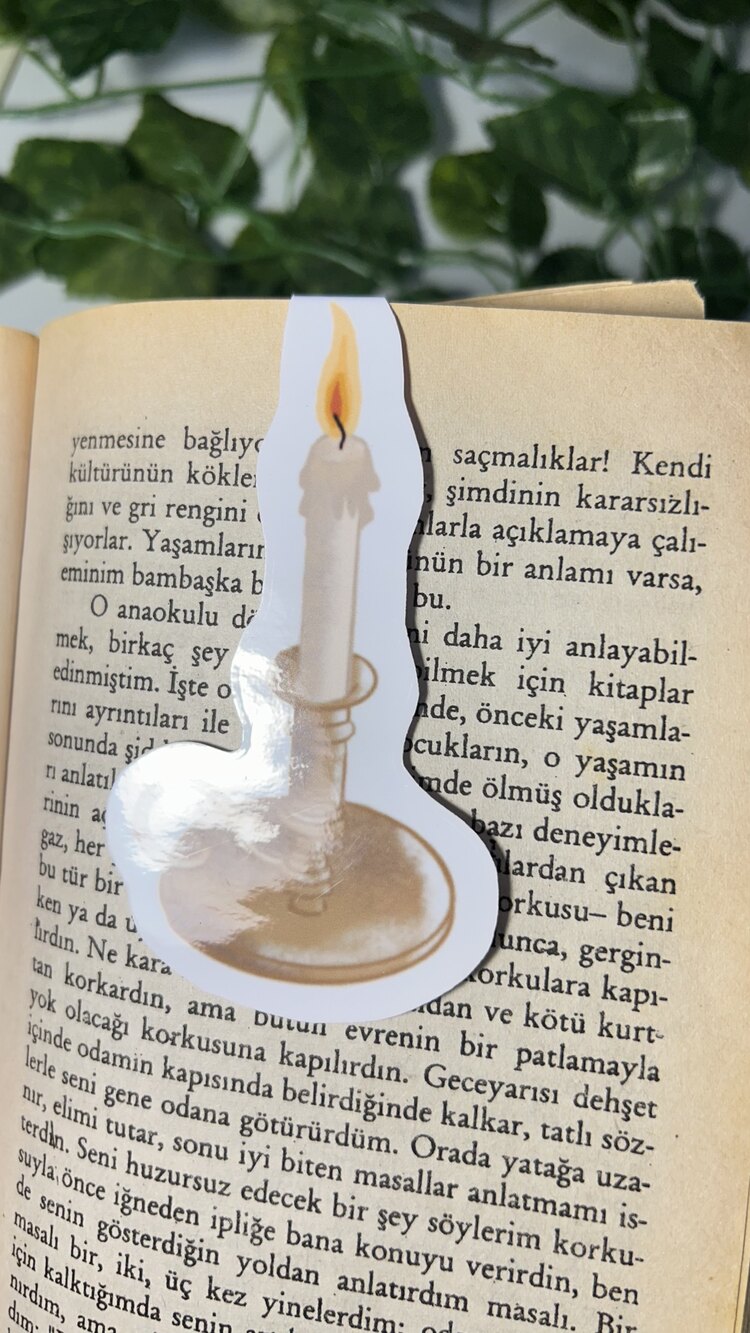 Kitap temalı 4'lü çoklu mıknatıslı kitap ayracı seti