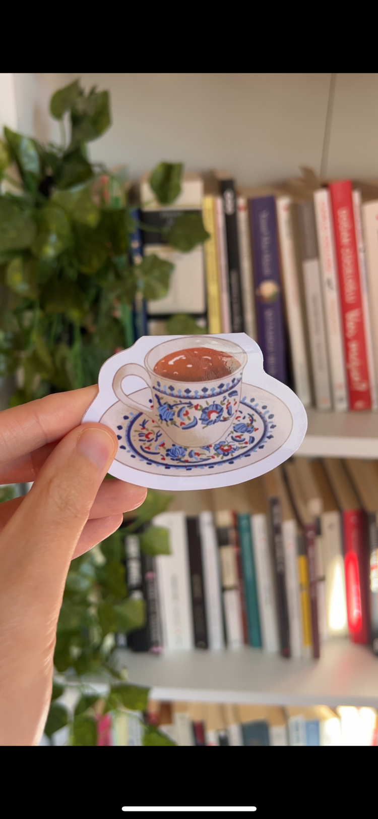 Simit çay temalı 4'lü çoklu mıknatıslı kitap ayracı seti