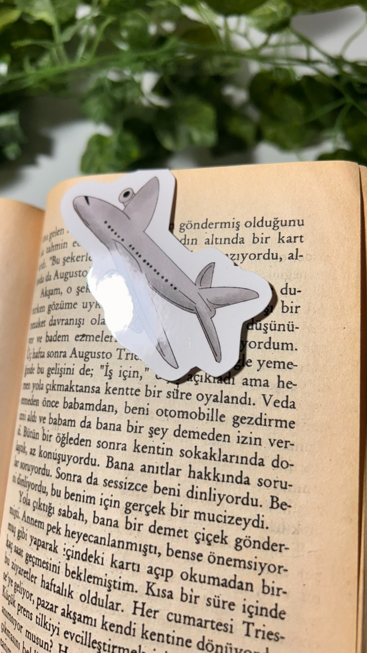 Mıknatıslı Uçak kitap ayracı, Magnetli kitap ayracı, Manyetik kitap ayracı