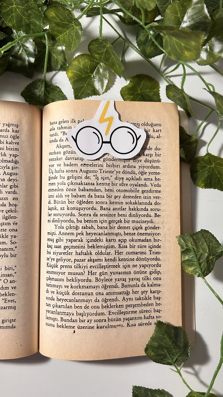 Harry Potter kitap ayracı mıknatıslı kitap ayracı magnetli kitap ayracı manyetik ayraç
