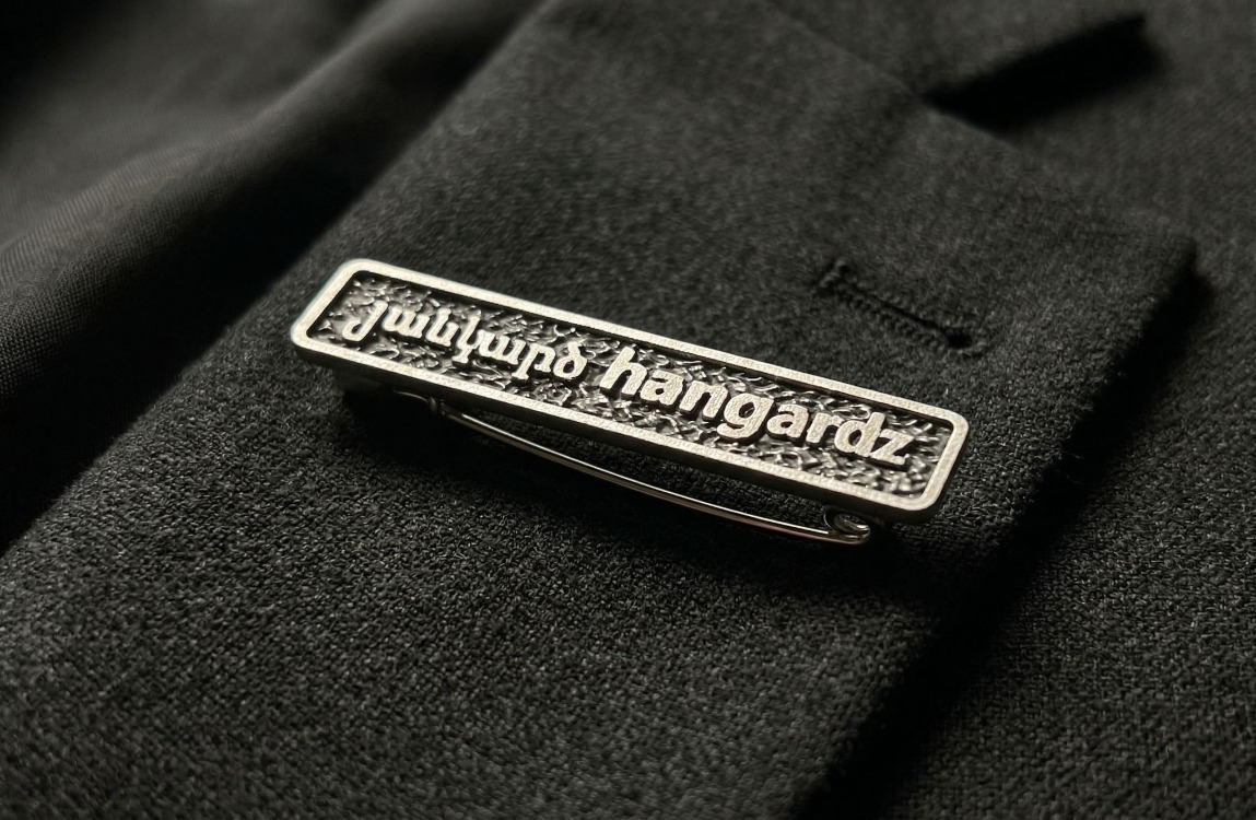 Hangardz Gümüş Broş