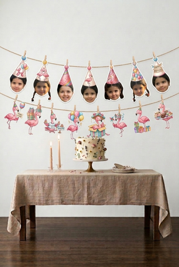 Flamingo Temalı Doğum Günü Konsepti