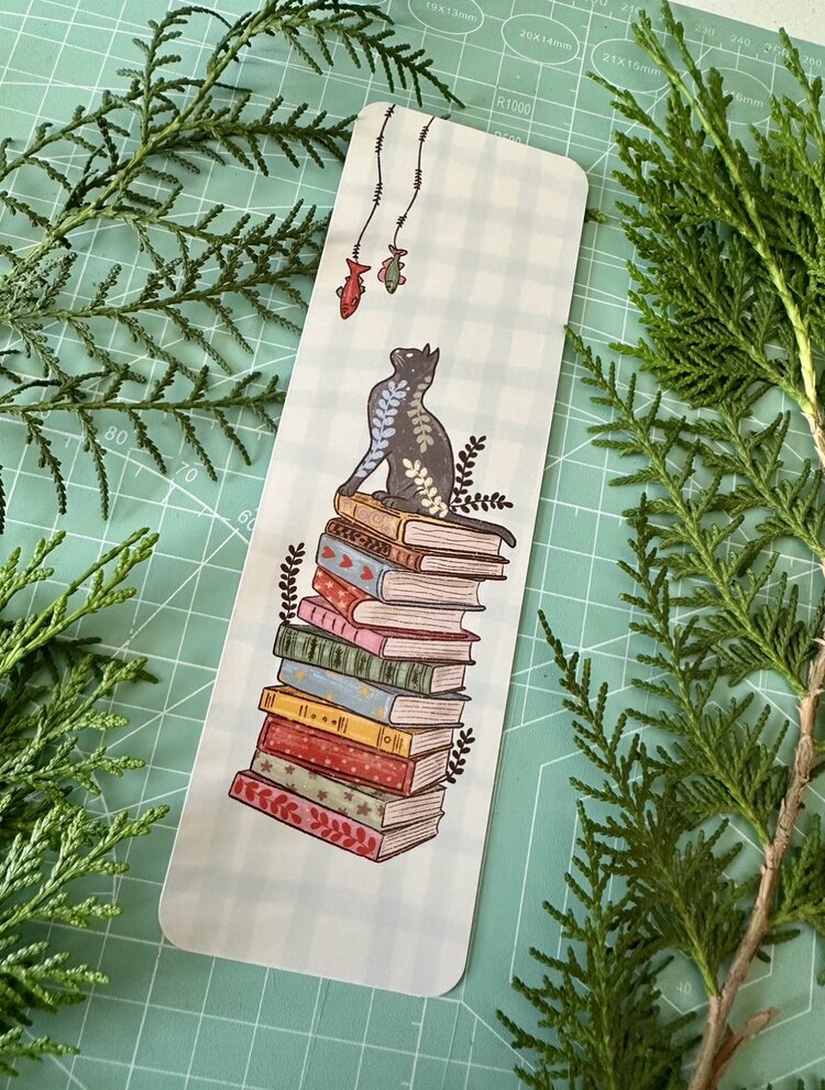 Sevimli Kedi Kitap Ayracı