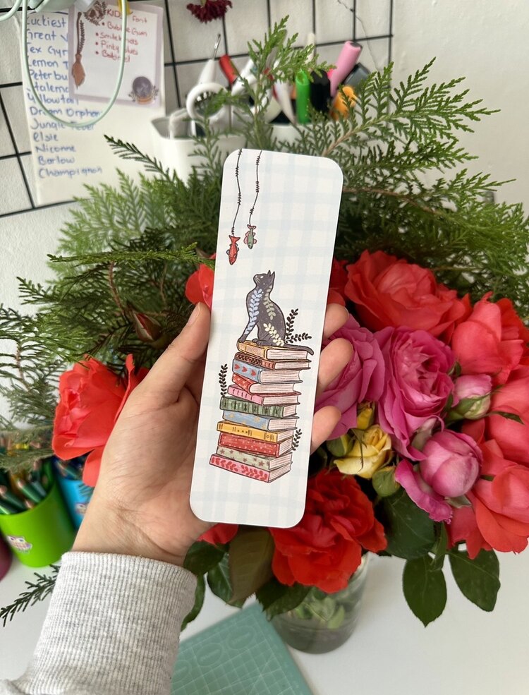 Sevimli Kedi Kitap Ayracı