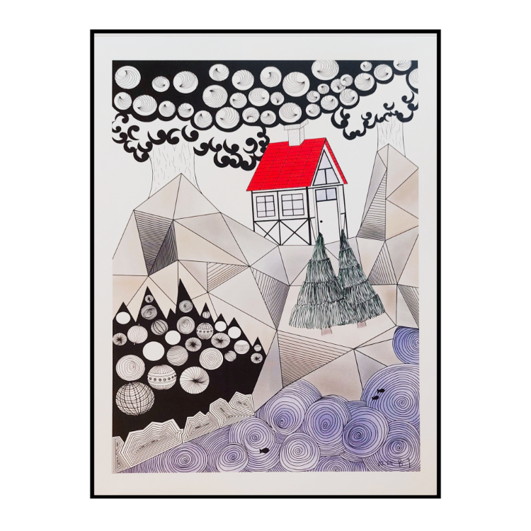 Huzurlu Orman Serisi/Cozy Forest Series Poster Baskı