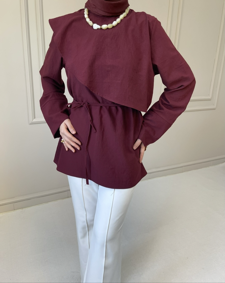 Pelerinli tunik