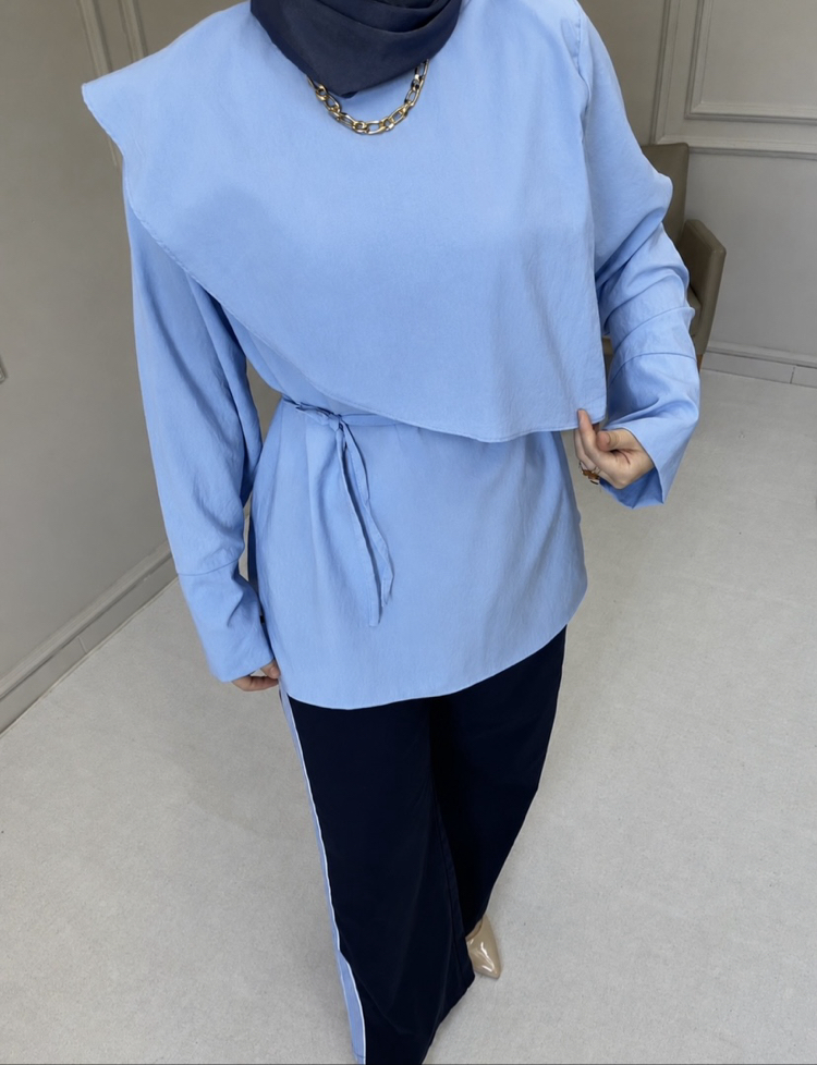 Pelerinli tunik