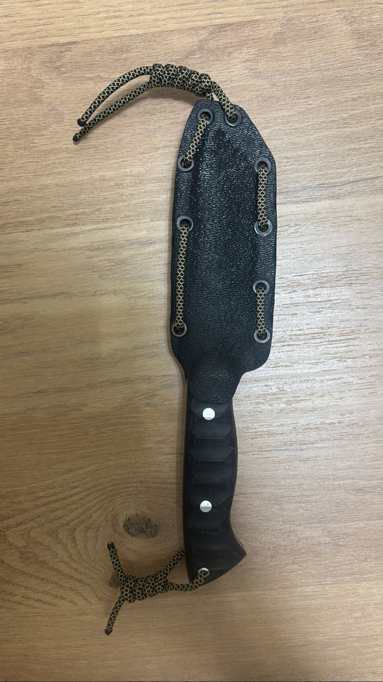 4116 çelikten tanto bıçak ve kydex kılıf