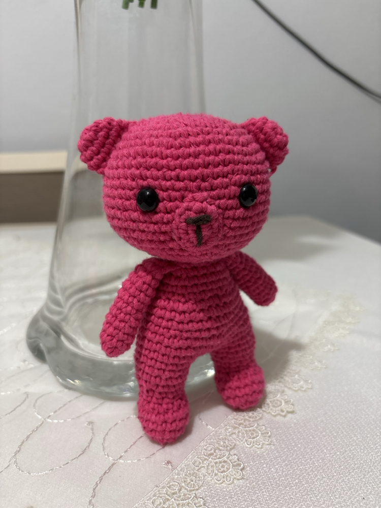 Sevimli pembe ayıcık