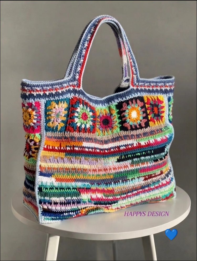 rainbow bag (sipariş ile örülmektedir)