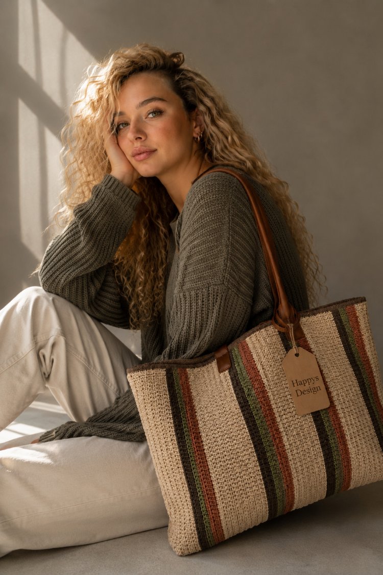 quiet luxury bag (sipariş ile örülmektedir)
