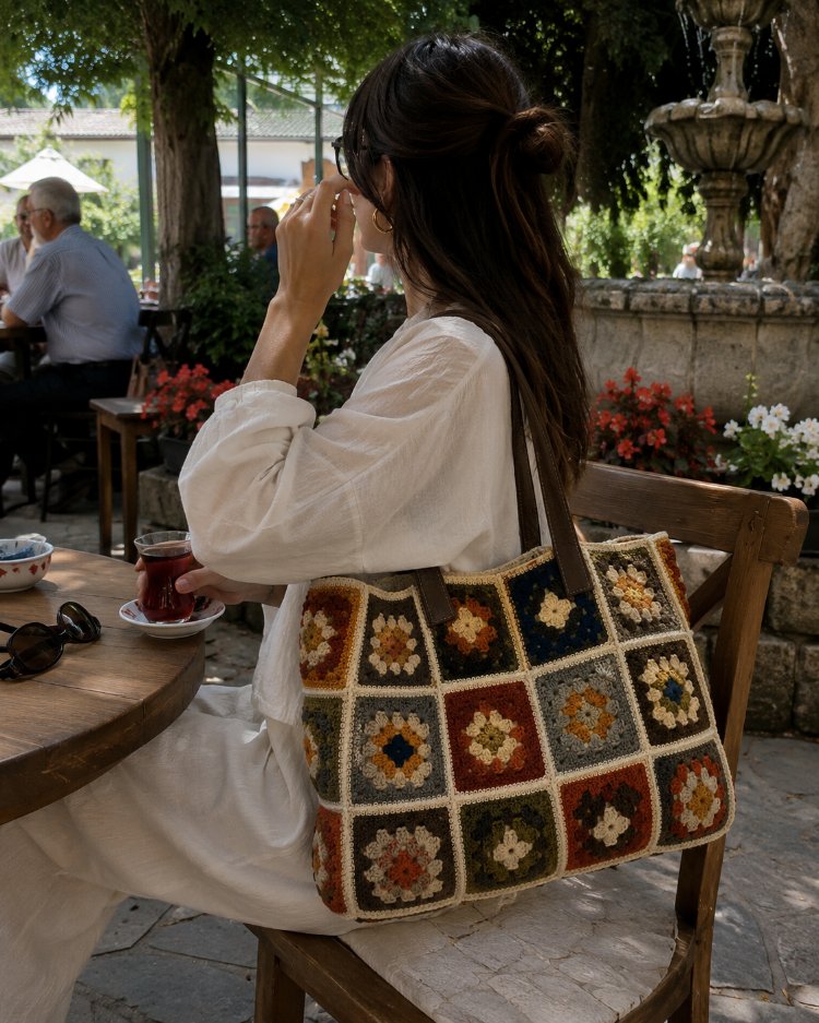granny square bag (sipariş ile örülmektedir) 