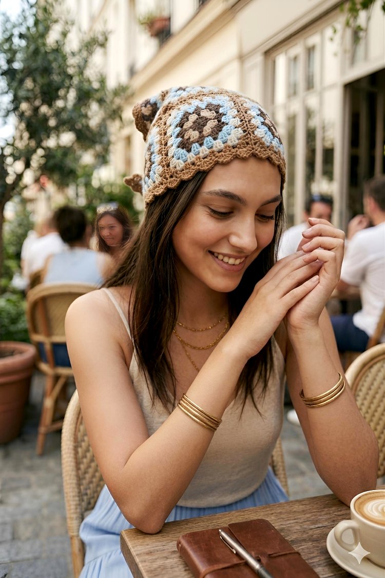 Örgü bandana (sipariş ile örülmektedir) 