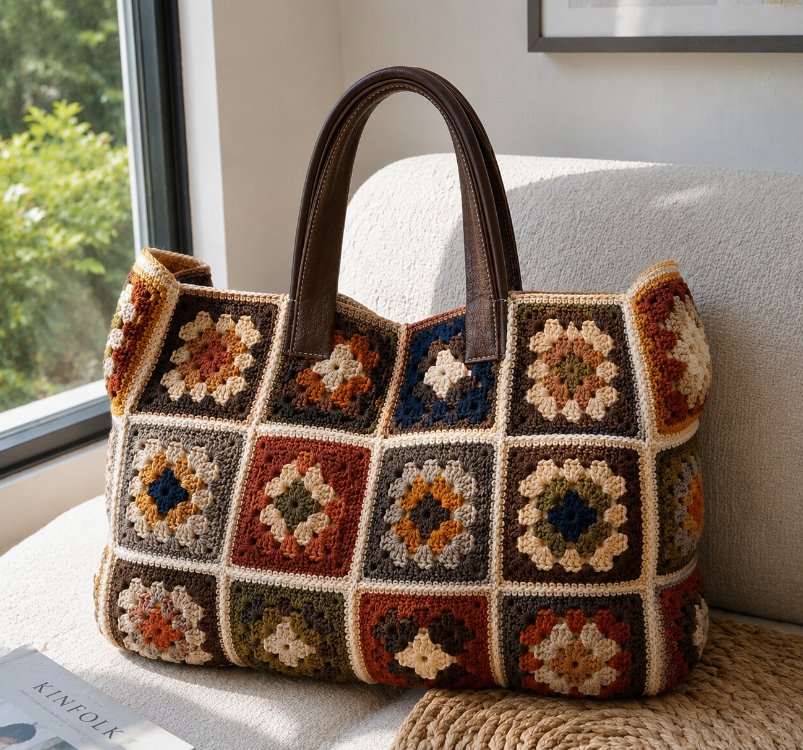 granny square bag (sipariş ile örülmektedir) 