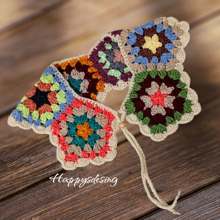 Örgü vintage yaka ( 5 işgününde kargoya verilecektir) 