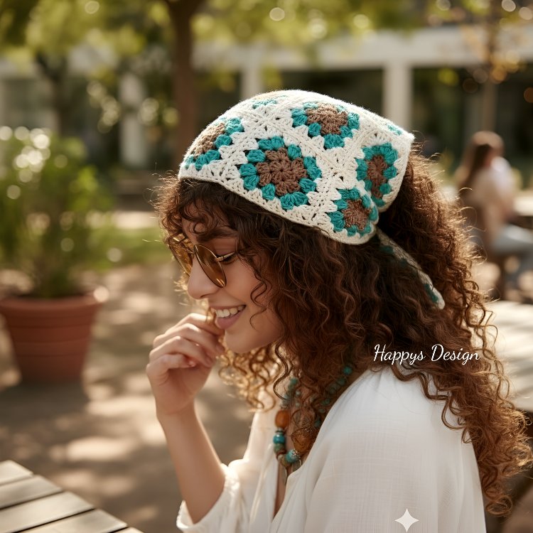 Örgü bandana (sipariş ile örülmektedir) 