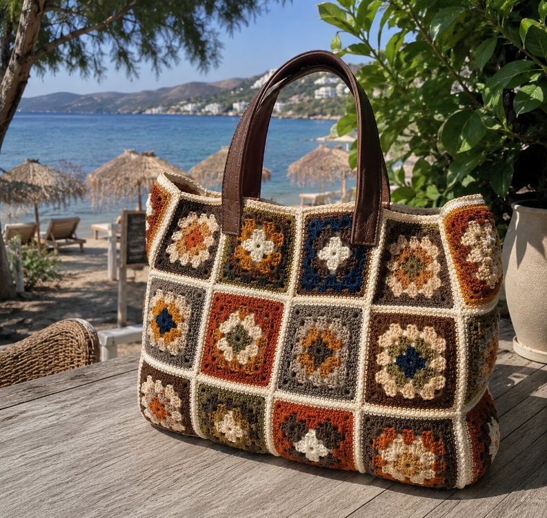 granny square bag (sipariş ile örülmektedir) 