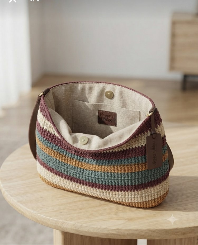 bohemian medium bag (sipariş ile örülmektedir)