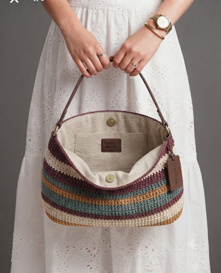 bohemian medium bag (sipariş ile örülmektedir)