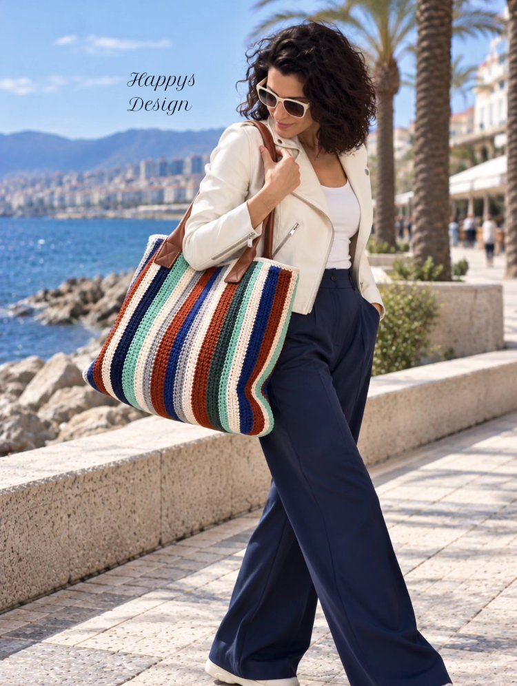 Örgü çizili bag (sipariş ile örülmektedir)