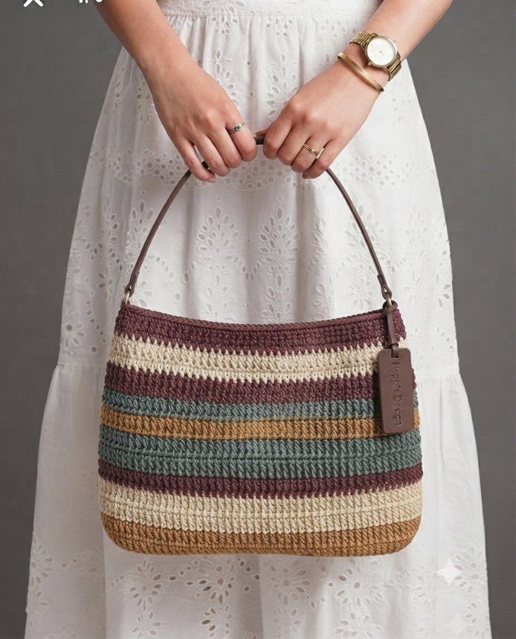 bohemian medium bag (sipariş ile örülmektedir)