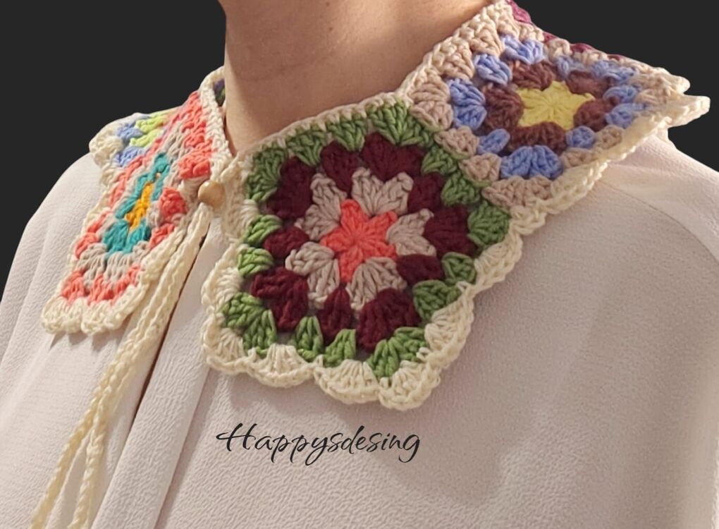 Örgü vintage yaka ( 5 işgününde kargoya verilecektir) 