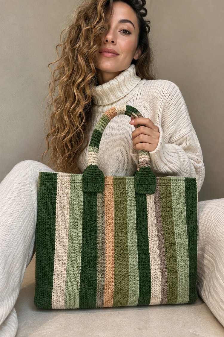 Green bag (sipariş ile örülmektedir)