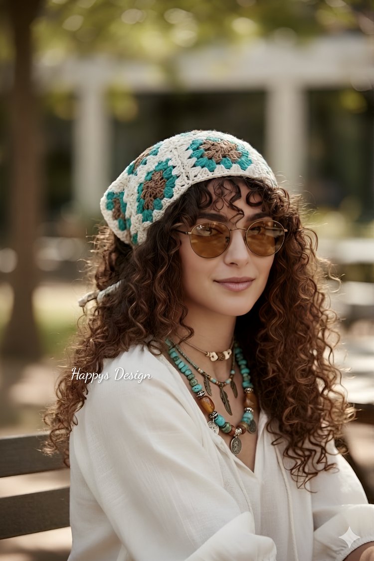 Örgü bandana (sipariş ile örülmektedir) 