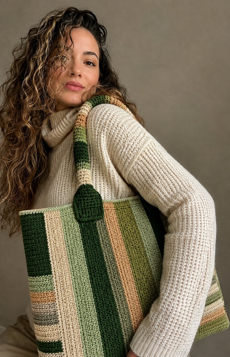 Green bag (sipariş ile örülmektedir)