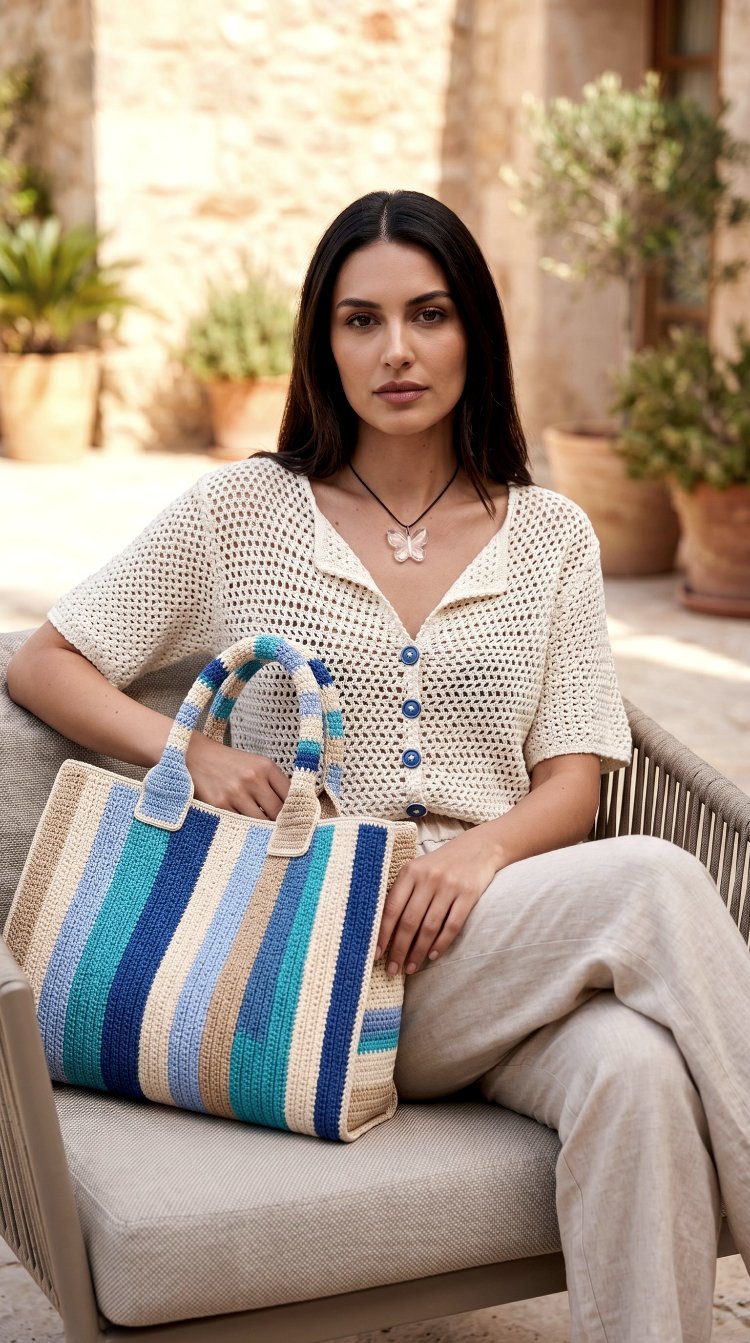 blue bag (sipariş ile örülmektedir) 