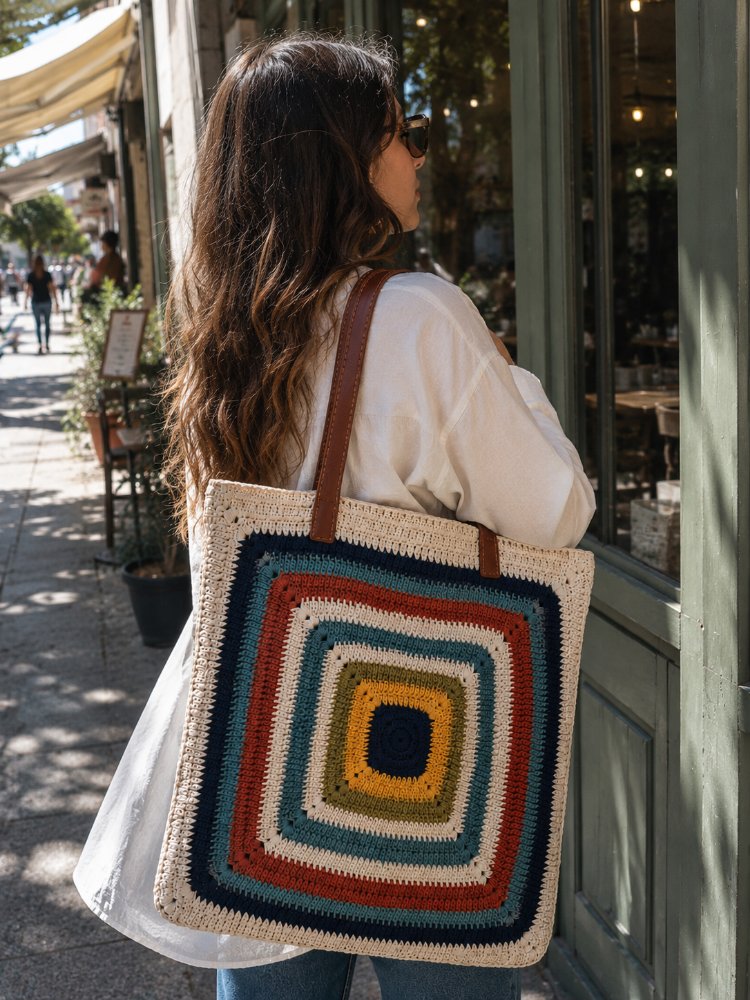 colorful bag (sipariş ile örülmektedir)