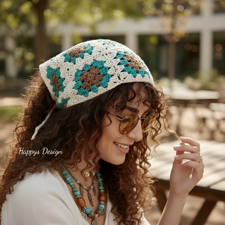 Örgü bandana (sipariş ile örülmektedir) 