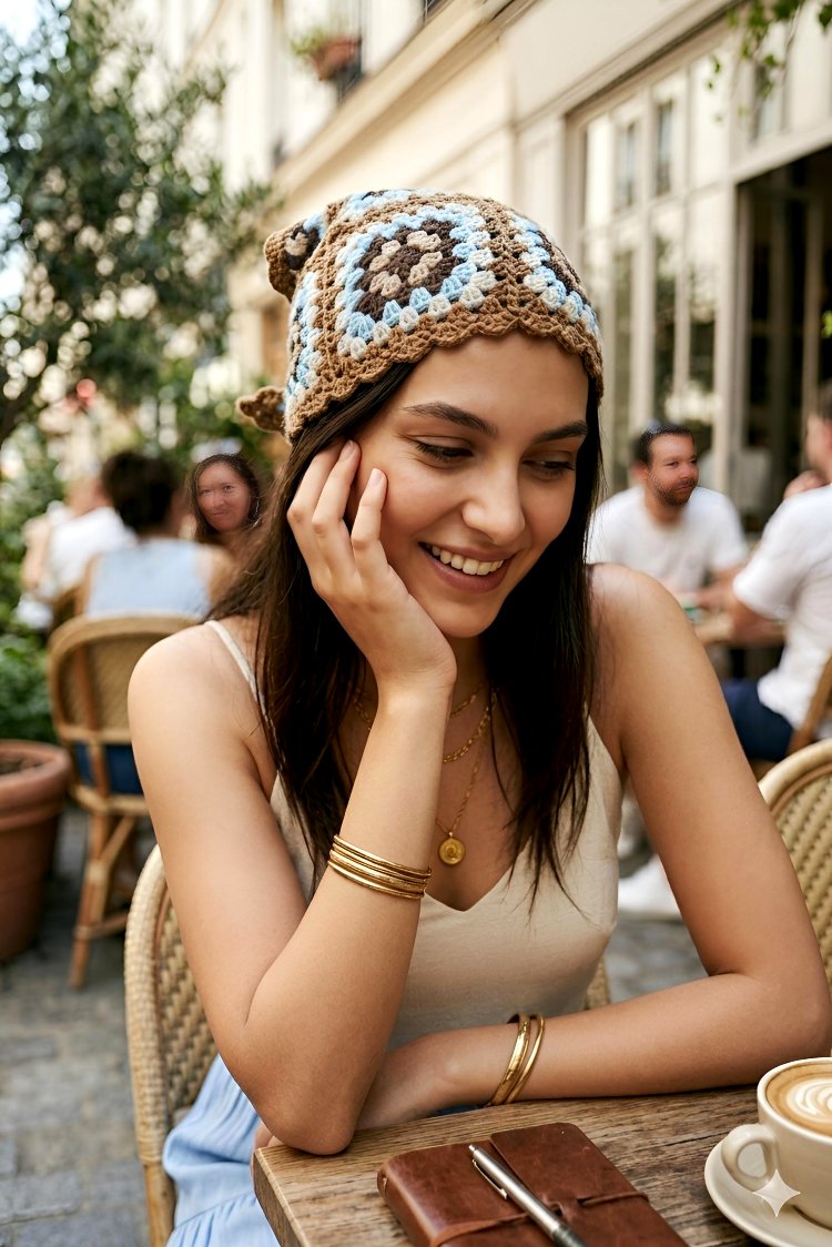Örgü bandana (sipariş ile örülmektedir) 