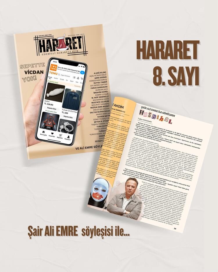 HARARET DERGİ YIL 2025 SAYI 8 YAZ (RENKLİ BASKI)