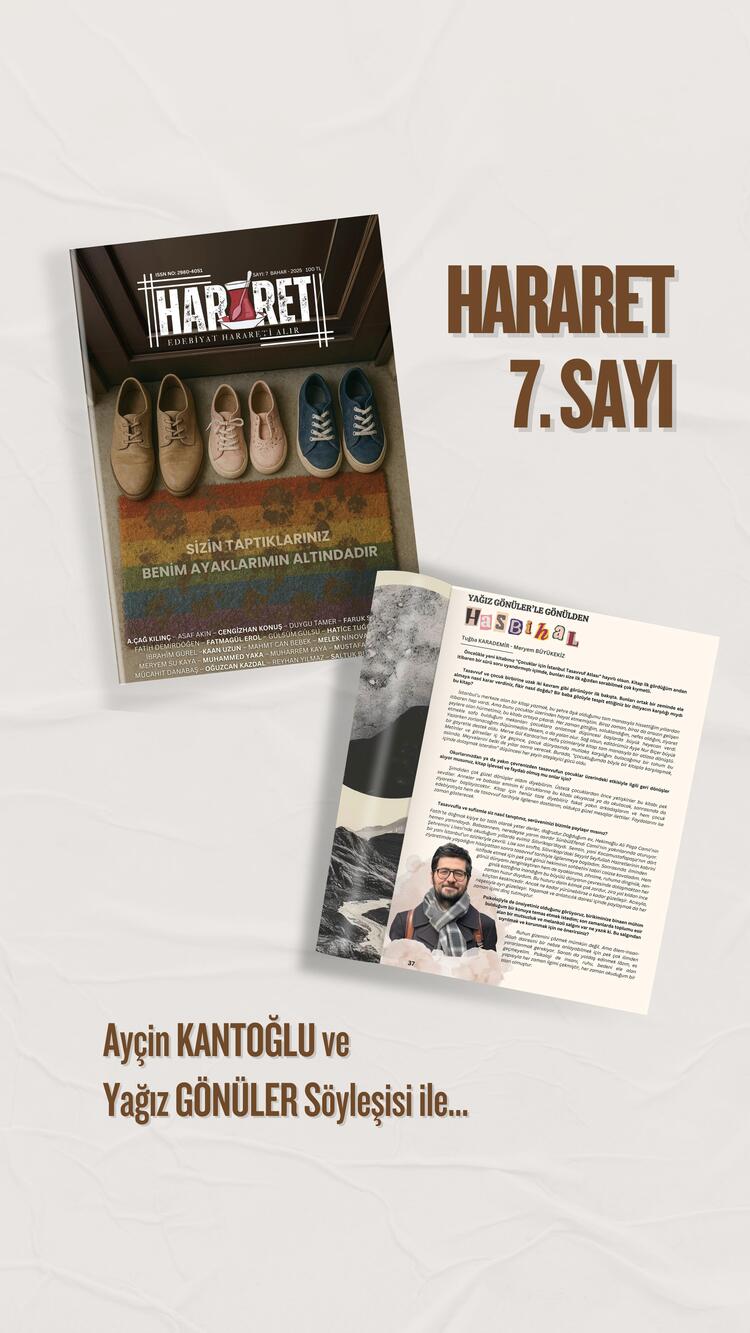 HARARET DERGİ YIL 2025 SAYI 7 BAHAR (RENKLİ BASKI)