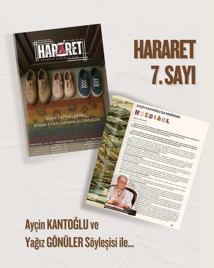 HARARET DERGİ YIL 2025 SAYI 7 BAHAR (RENKLİ BASKI)