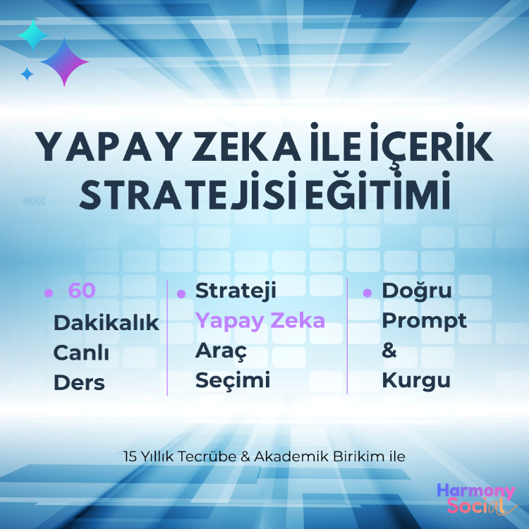 Yapay Zeka ile İçerik Stratejisi & Üretimi | Markaya Özel & Online