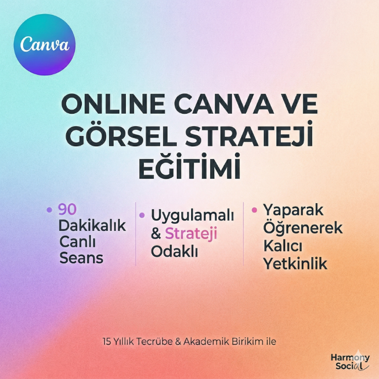 Canva ve Görsel Strateji Eğitimi | Markaya Özel & Online