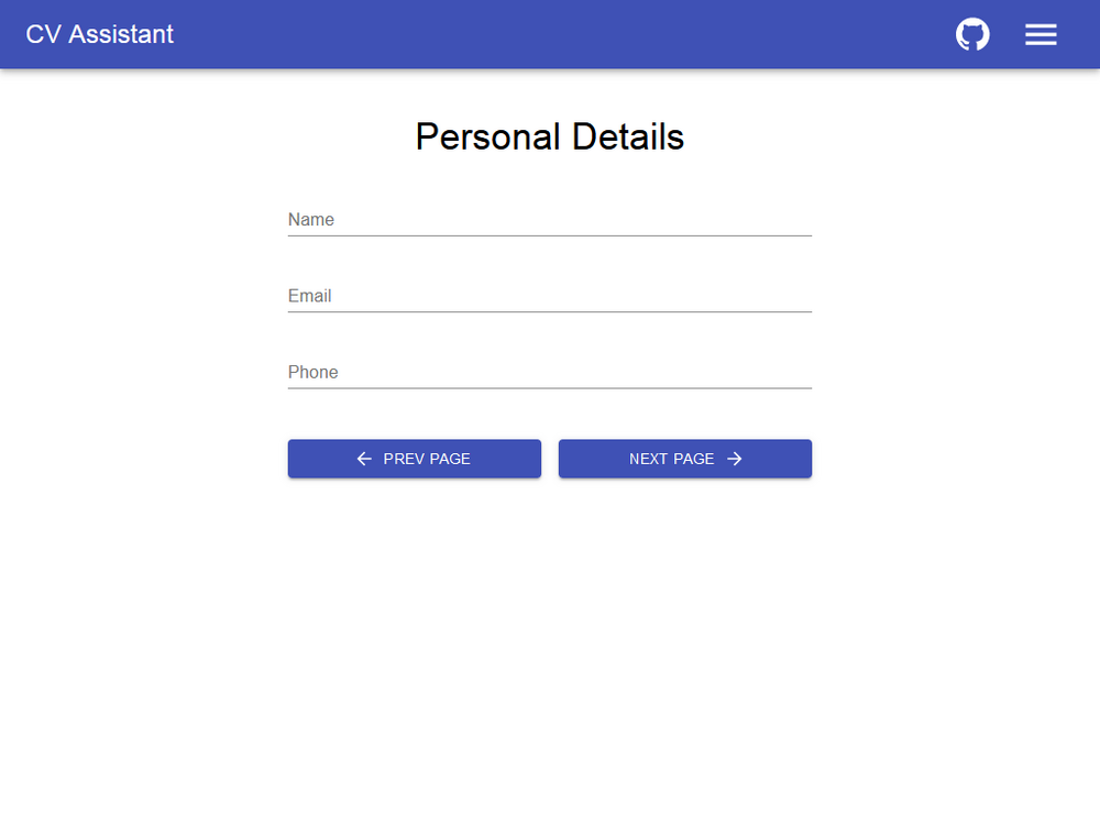 CV Assistant