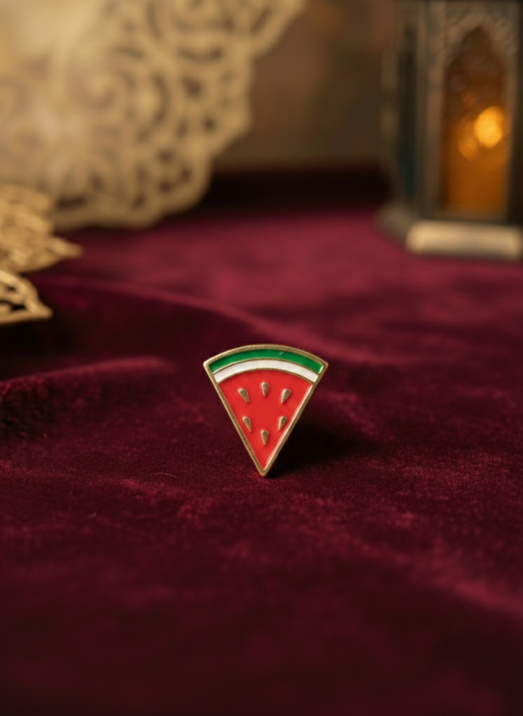 KARPUZ DİLİMİ YAKA ROZETİ