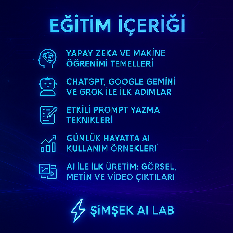 Modül 1 : Üretken Yapay Zeka Başlangıç Atölyesi