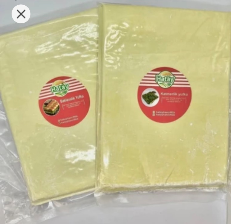 YUFKA SETİ (1 KG KATMER + 1 KG BAKLAVALIK YUFKA) TAZE GIDA ÜRÜNÜ ÖZELLİKLİ PAKET