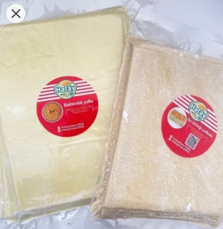 YUFKA SETİ (1 KG SU BÖREKLİK + 1 KG BAKLAVALIK YUFKA) TAZE GIDA ÜRÜNÜ ÖZELLİKLİ PAKET