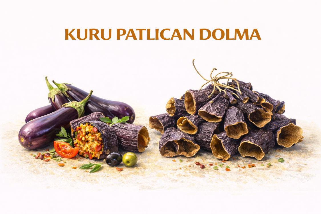 Hatayın Doğal Ürünleri – Kuru Patlıcan (Dolmalık) 50 Adet